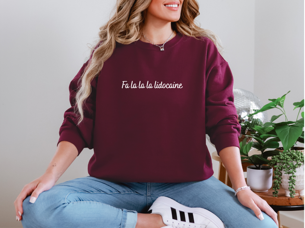 Fa la la la lidocaine
